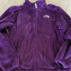 The North Face' Deep Purple Plush Fleece Jacket size M